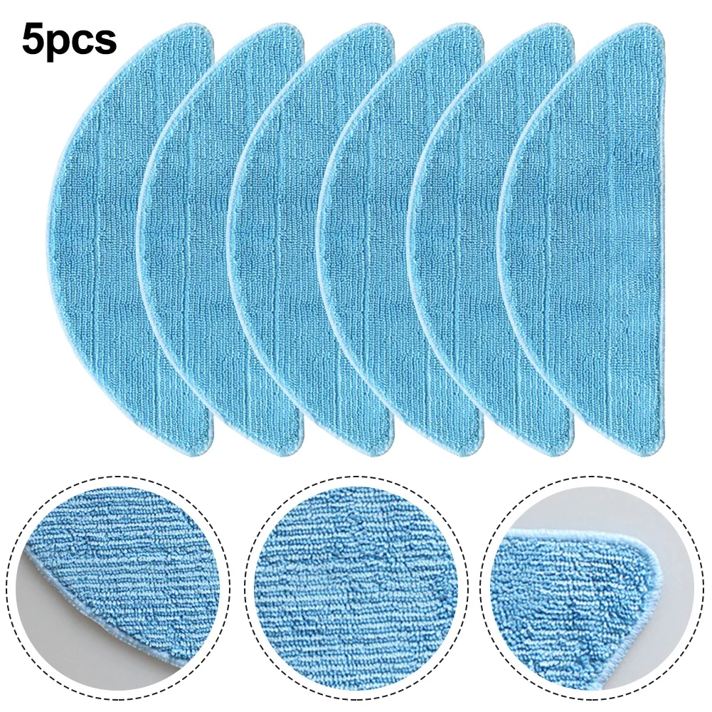 5Pcs Mop Cloth For Kabum 700/500 Robot Vacuum Cleaner Washable Cleaning Cloth Mopping Pad Replacement Accessories 4