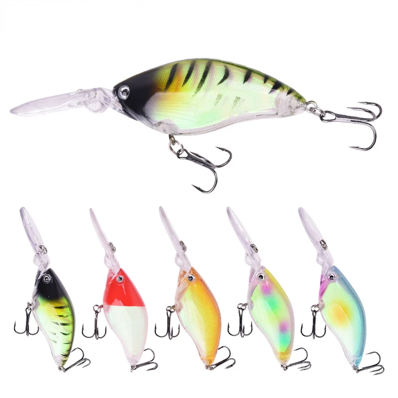 

1PCS Crank Fishing Lures 110mm 18g Long Tongue Minnow Deep Water Hard Wobbler Bait Artificial Crankbait for Bass Pesca Tackle
