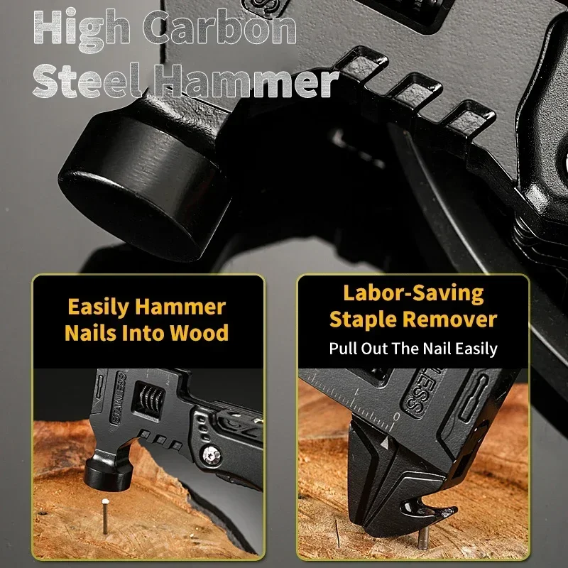 Multi functional adjustable open-end wrench combination universal folding pliers EDC tool Wrench universal folding pliers