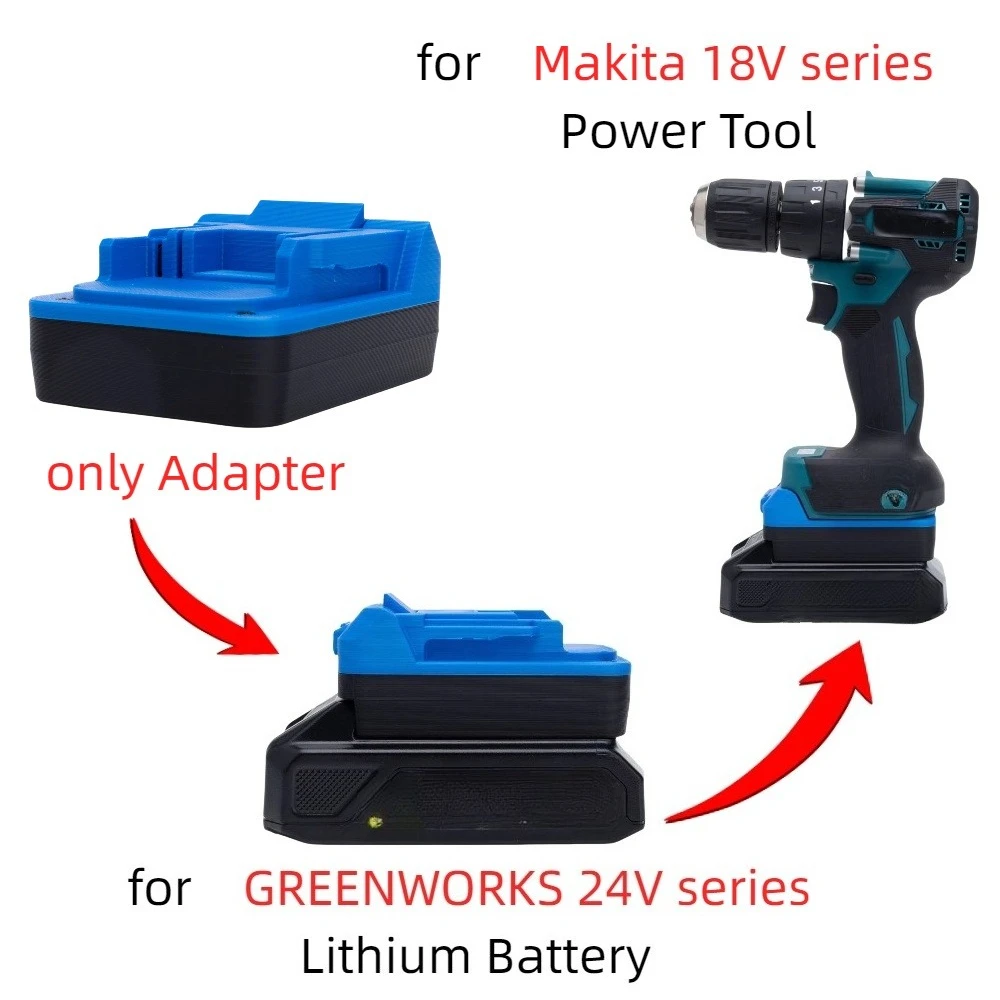 Battery Adapter Converter for GREENWORKS 24V series Lithium