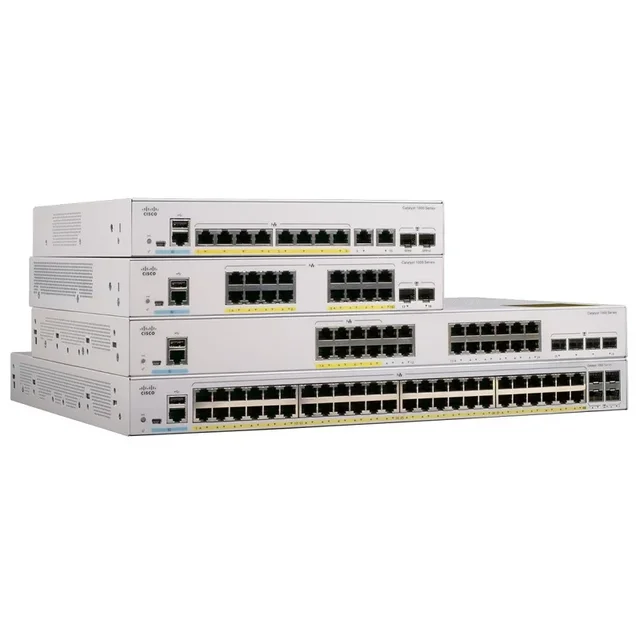 CISCO Catalyst C1000-48P-4X-L 48xGE 4x10G SFP+ Переключатели PoE мощностью 370 Вт, сеть корпоративного уровня, простота, гибкость, безопасность 3