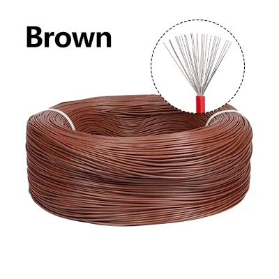 2/5m UL1007 Electronic Wires AWG 30 28 26 24 22 20 18 16 DIY LED Lamp Lighting Wire Line 300V PVC Insulated Tinned Copper Cable image 15