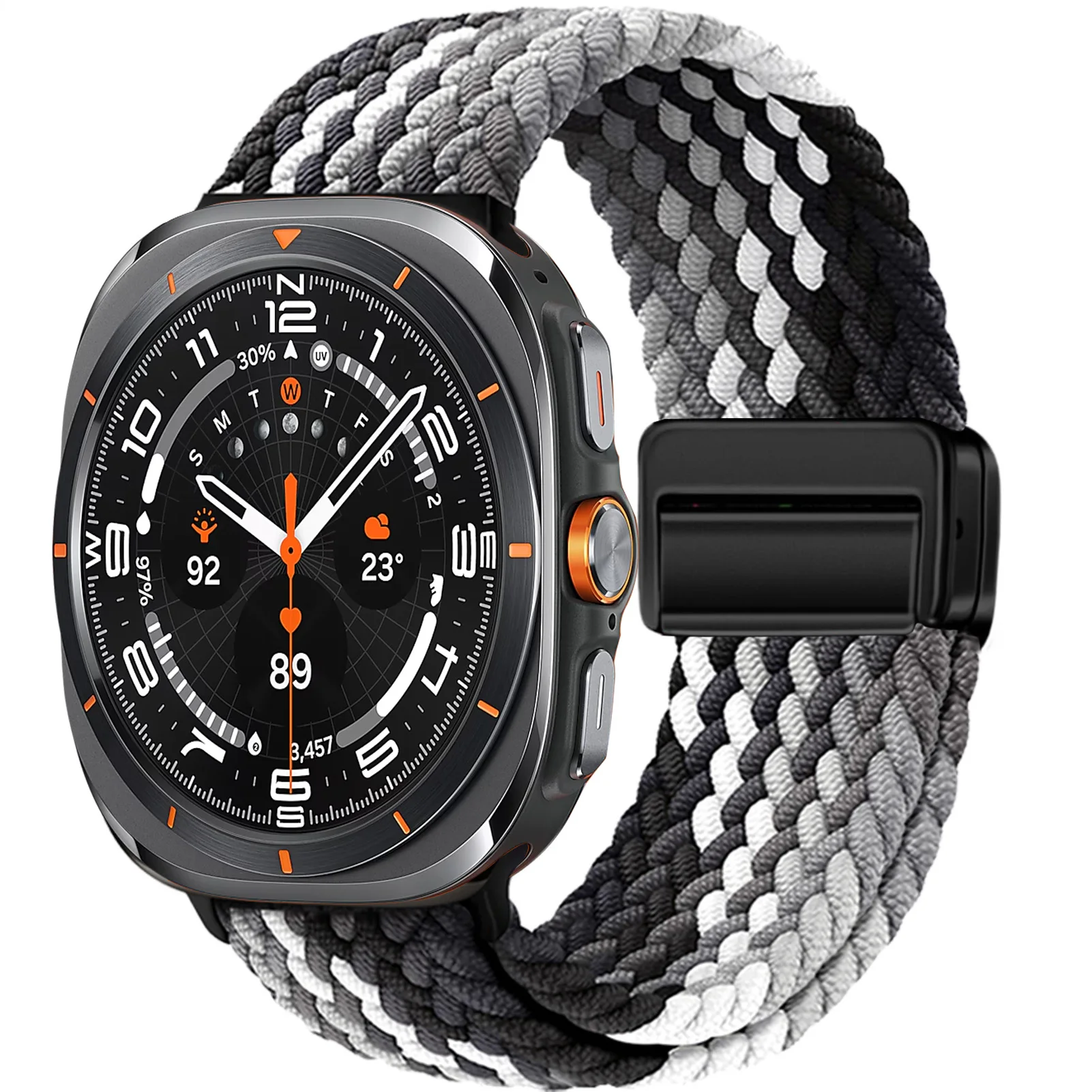 Braided Magnetic Nylon Bracelet Strap