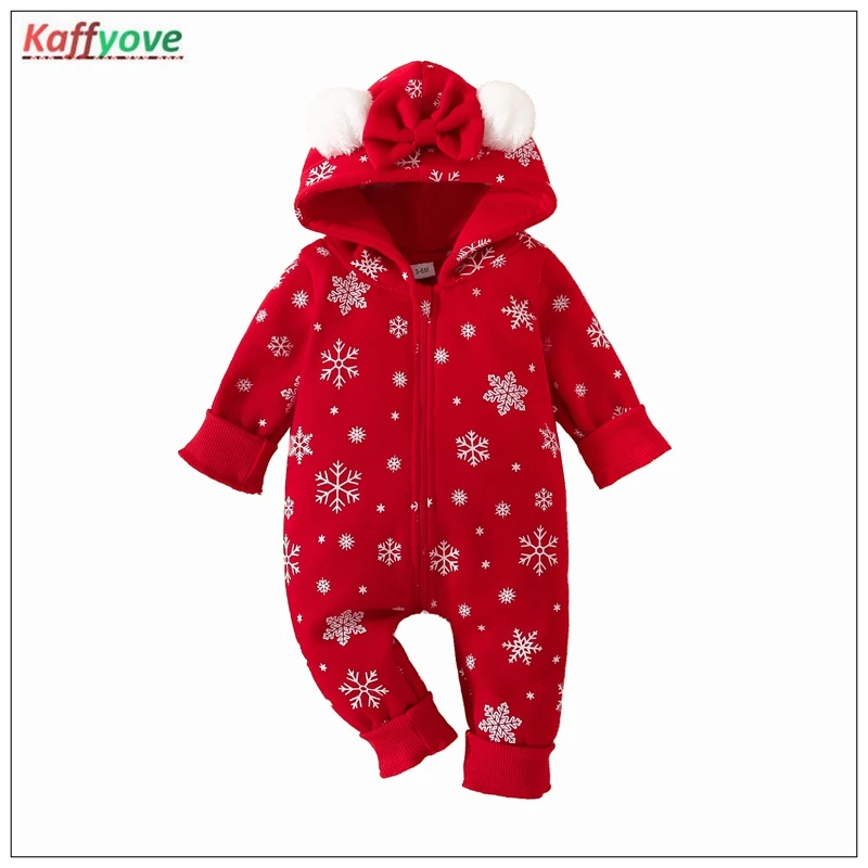 Autumn Arrival Baby Unisex Long Sleeves Cartoon Pattern Hooded Rompers