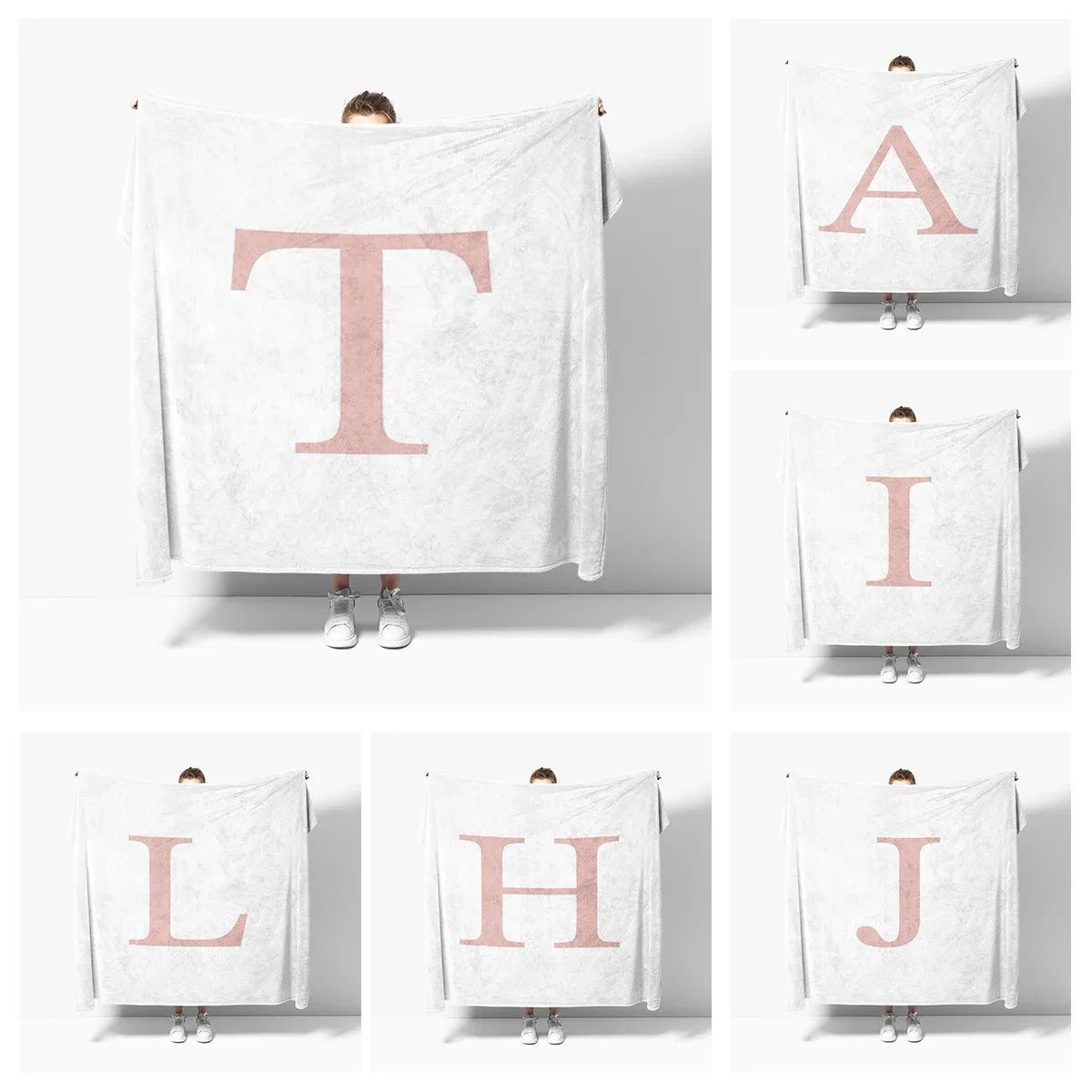 

Home decoration Letter wreath plush Sofa blanket anime Bedspread on the bed anime fluffy soft blankets thick blanket for winter