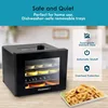 Elite Gourmet Food Dehydrator, Stainless Steel Trays Food Dehydrator, Adjustable Temperature Controls, Jerky Herbs Fruit Veggies 4