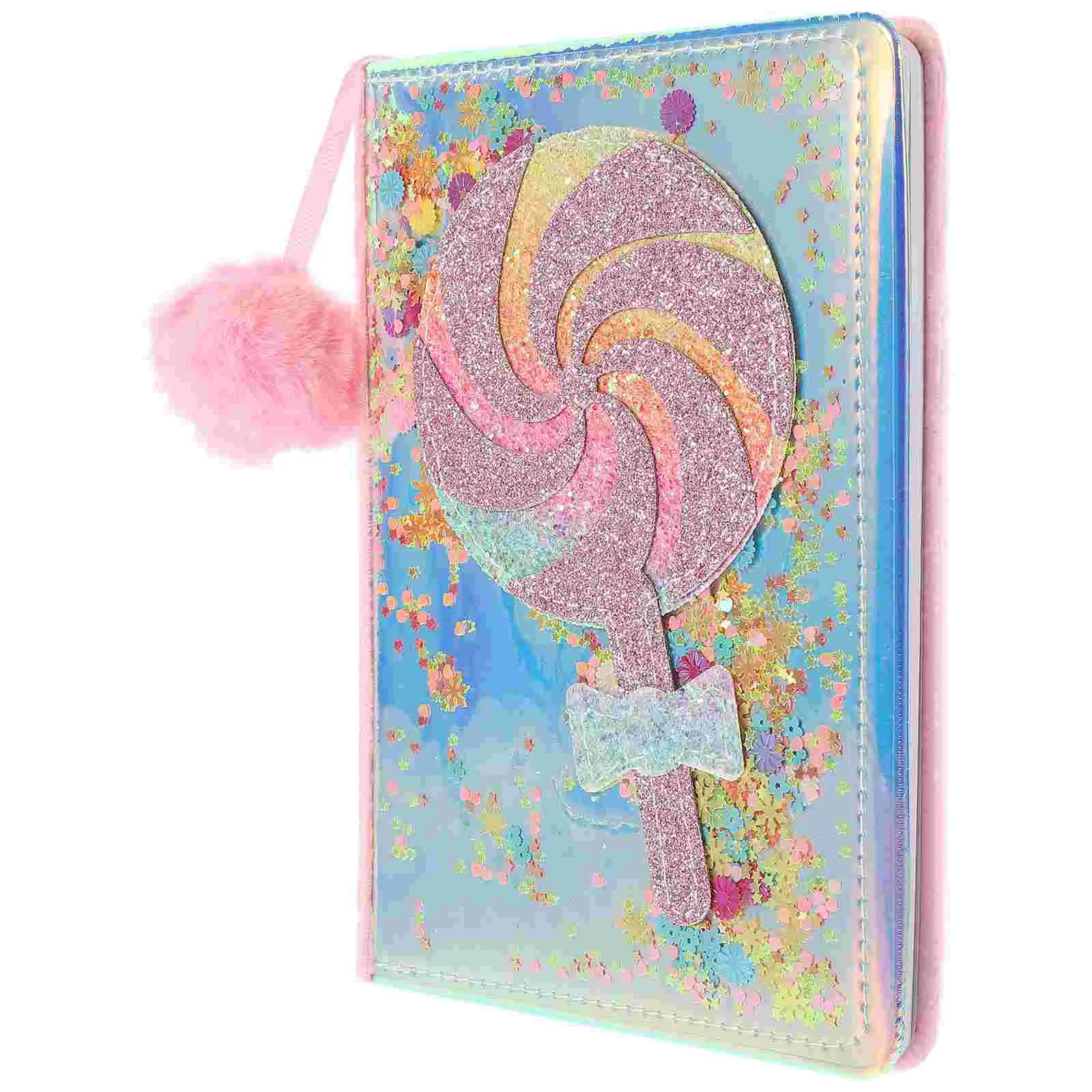 

Блокнот-леденец, многофункциональные блокноты для записей, многофункциональный мультяшный Дневник для девочек, плюшевая Обложка, журнал, пушистые детские леденцы