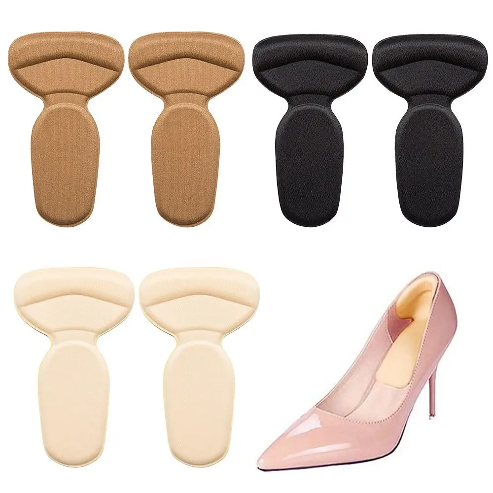 1Pair T Shape Shoe Heel Insoles Foot Heel Pad Sport Shoes Adjustable Antiwear Feet Insert Insoles Protector Sticker Cushion shoe insoles heel patch insole heel protector heel protector pads heel insoles heel cushion insole heel cushion protector heel protector patches