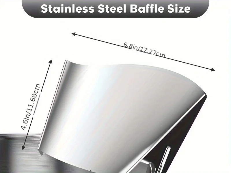 1pc Stainless Steel Pouring Chute Suitable For KitchenAid Mixer Bowl Accessoriesi, Dshwasher Safe, Sturdy and Durable