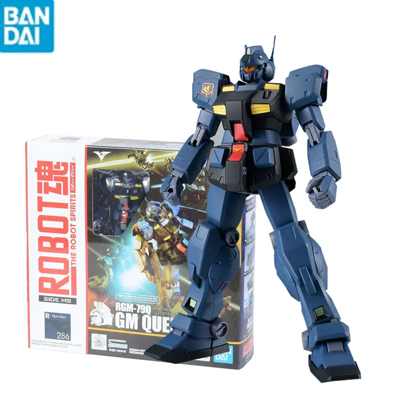 

Bandai Robot Spirits Rgm-79Q Gm Quel Ver. A.n.i.m.e Action Figure Collectible Toys Figures Desktop Ornaments Models Kids Gift