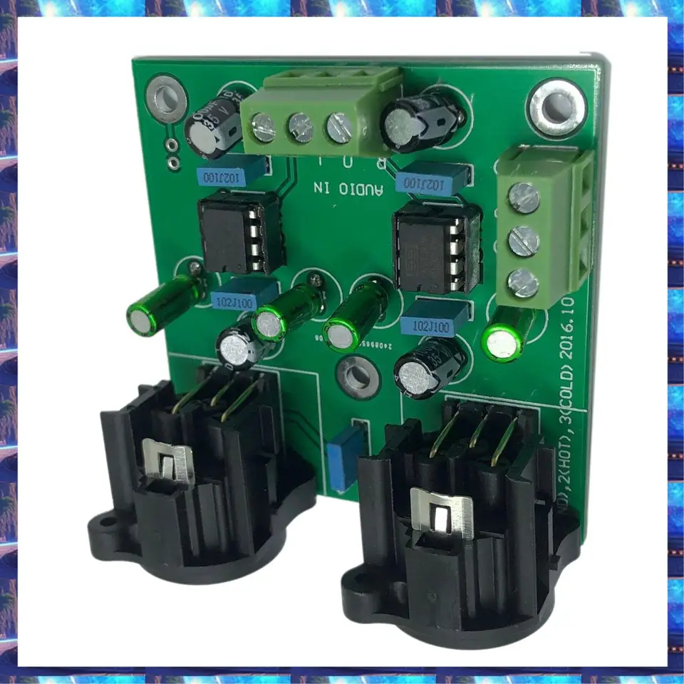 2025 Amplifier Dual Channel,DRV134PA Dual Channel Single-Ended Conversion Balance Board For Front-End Output Balance,Amplifier D