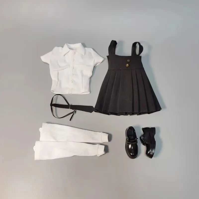 Auf Lager 1/6 Skala Weibliche Arbeitsplatz JK Kleid Soldat Puppe Strap Kleid Anzug Modell für 12 zoll PH Action-figuren körper