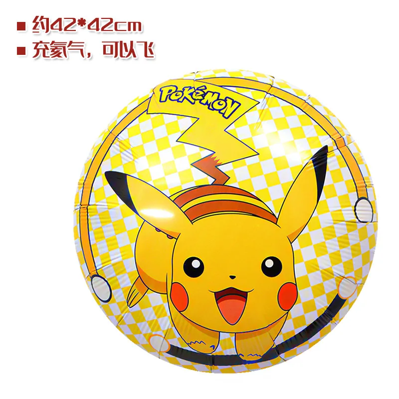 6pcs/Set Pokemon Pikachu Number Balloon Cute Cartoon Foil Ballon for Baby Kids Boys Girls Birthday Party Decoration Supplies naruto toys