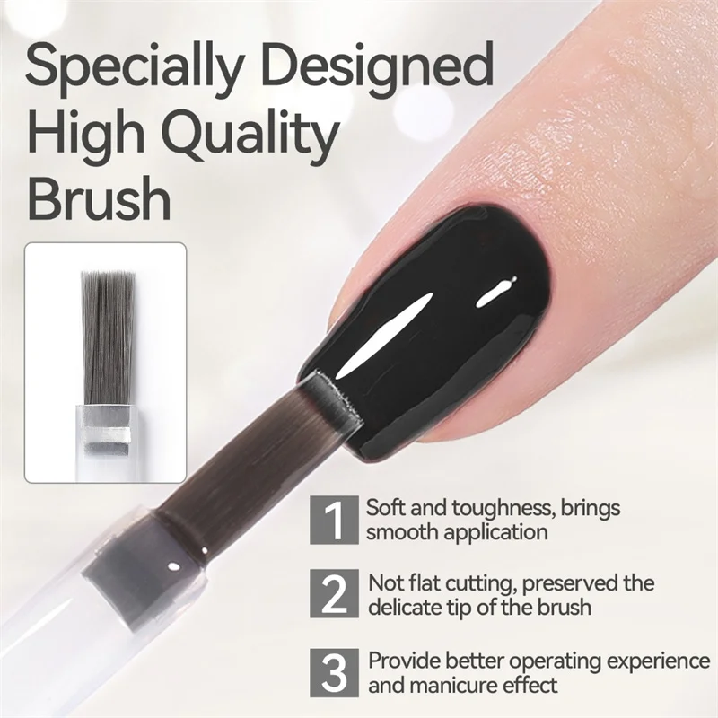 BORN PRETTY 10ml Super Top Coat No Wipe for Gel Nail Polish Varnis Semi Permanent Matte Top Nail Thick Rubber Base Manicure Tool 4
