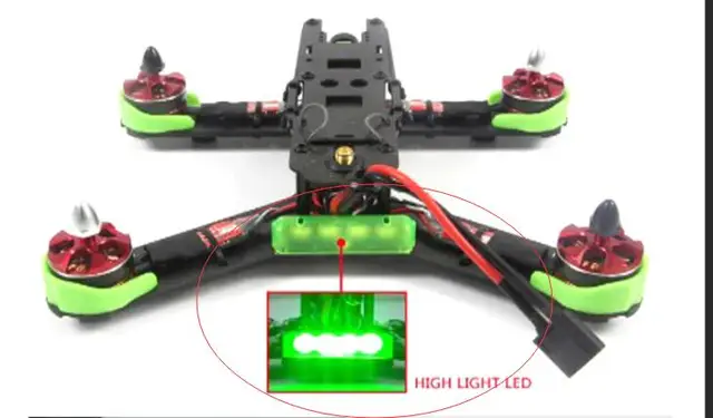 280 Quadcopter Lights Taillight LED Board With Lampshade For