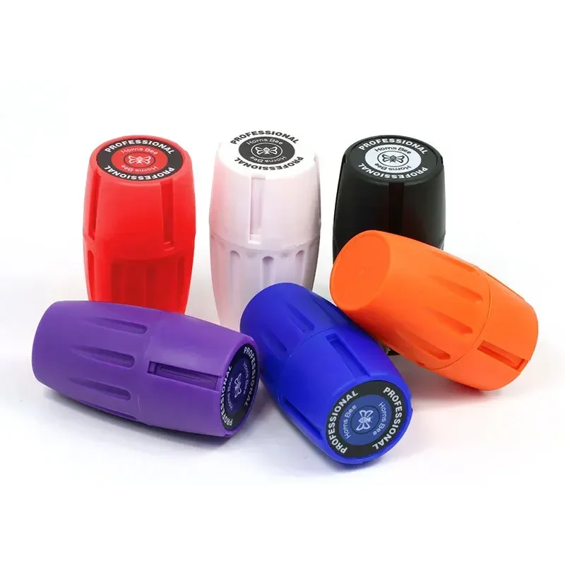Herb Grinder Tobacco Grinder 2 in 1 Wine Barrel Shaped Tobacco Grinder with Hemp Storage Jar Portable 45*80mm Manual Smoking Accessory