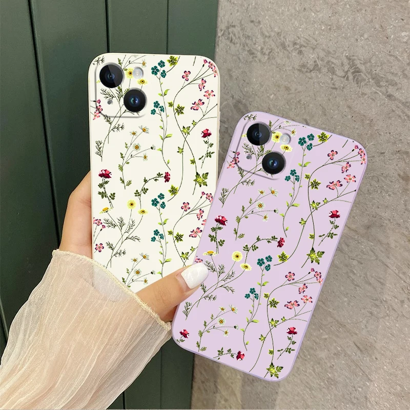 Yellow Sunflower Silicone Phone Case Cover