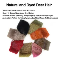 Natural Dyed Deer Hair for Dry Fly Streamers 2