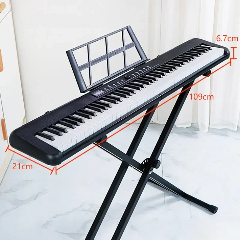 88 Keys Electronic Organ Portable Electronic Piano Children Adult Beginners Musical Keyboard Professional Keyboard Instruments