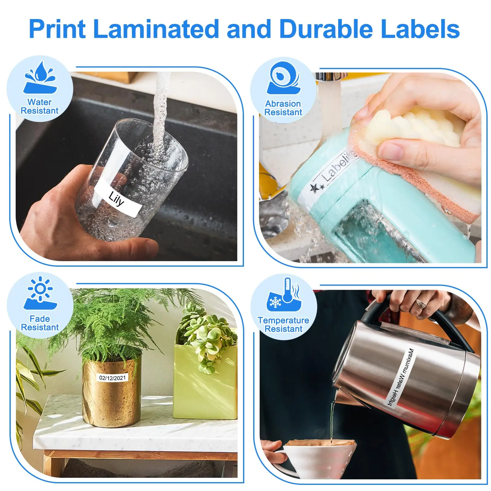 Versatile 12mm Label Maker Tape for Efficient Organization