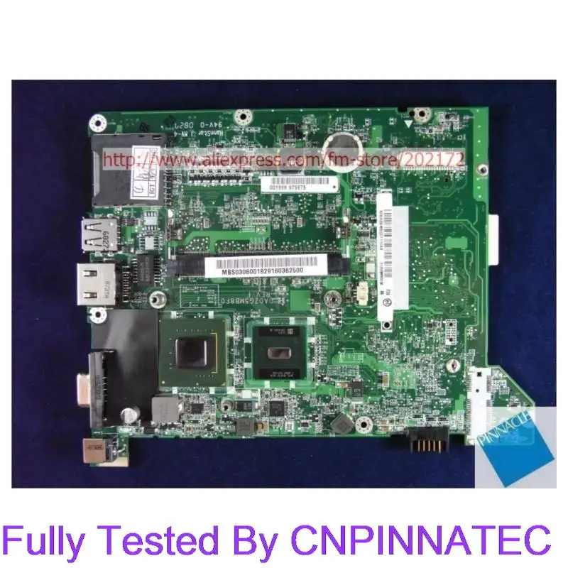 Mbs0306001 Scheda Madre Per Acer Aspire One (Aoa 8.9 '') A110 A150 31Zg5Mb0050 Zg5