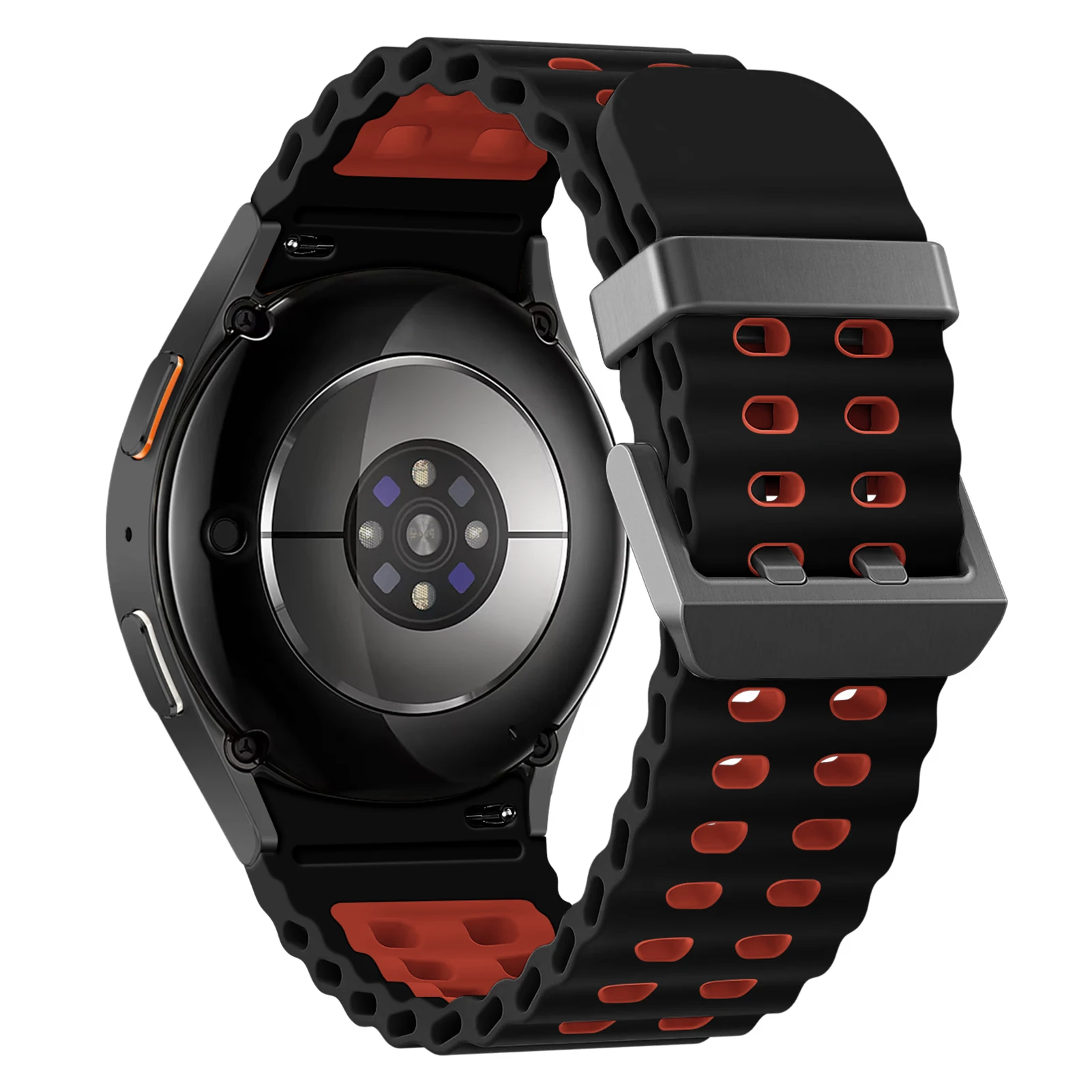 Marine Band No-Gap Sport Silicone Bracelet for Smartwatches 44mm/40mm