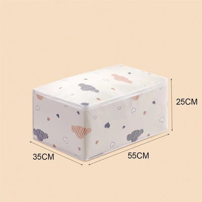 Foldable Storage Bags Quilt Organizer Box Waterproof Clothes Blanket Sorting Bags Under-Bed Storage Moisture Proof Organizer 6