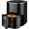 ASZ Digital Air Fryer 4.5qt with Window  8 Presets Bake Toast Broil Reheat Bacon Black 400°F Airfryer 85% Oil Less 1