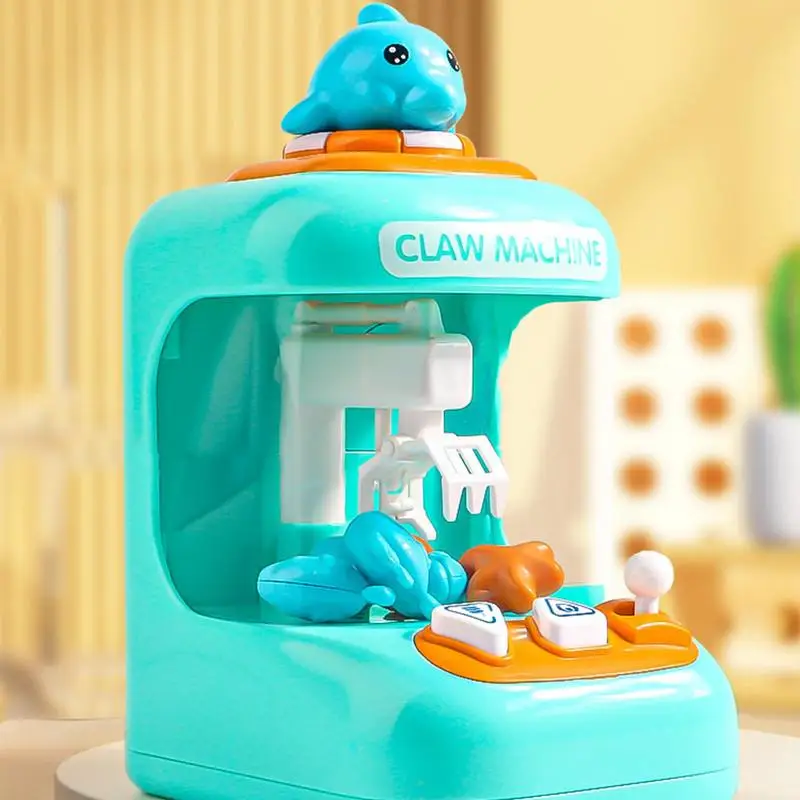 Mini Claw Doll Machine Electronic Arcade Game Coin Operated Pusher Toys Candys Grabber Prize Dispenser For Exciting Game 4