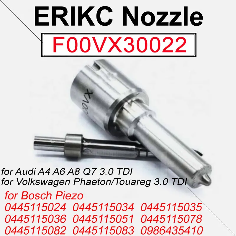 

F00VX30022 Injector Nozzle Tip 0445115024 0445115034 0445115036 0445115051 0445115078 0445115082 For Bosch Piezo AUDI Volkswagen
