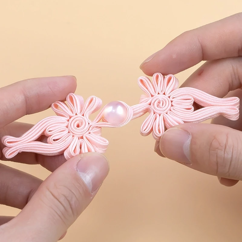 중국 개구리 마감 단추 Bowknot Cheongsam 전통 수공예품 장식