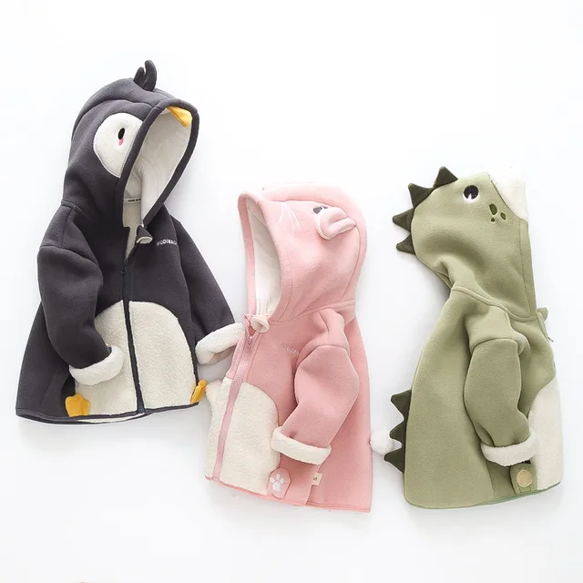 Fleece Kapuzenjacke