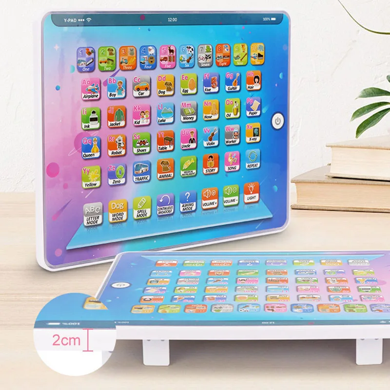 Kids Learning Machine Toys English Point Reading Machine Luminous Early Educational Cognition Montessori Children's Toys Gift 6