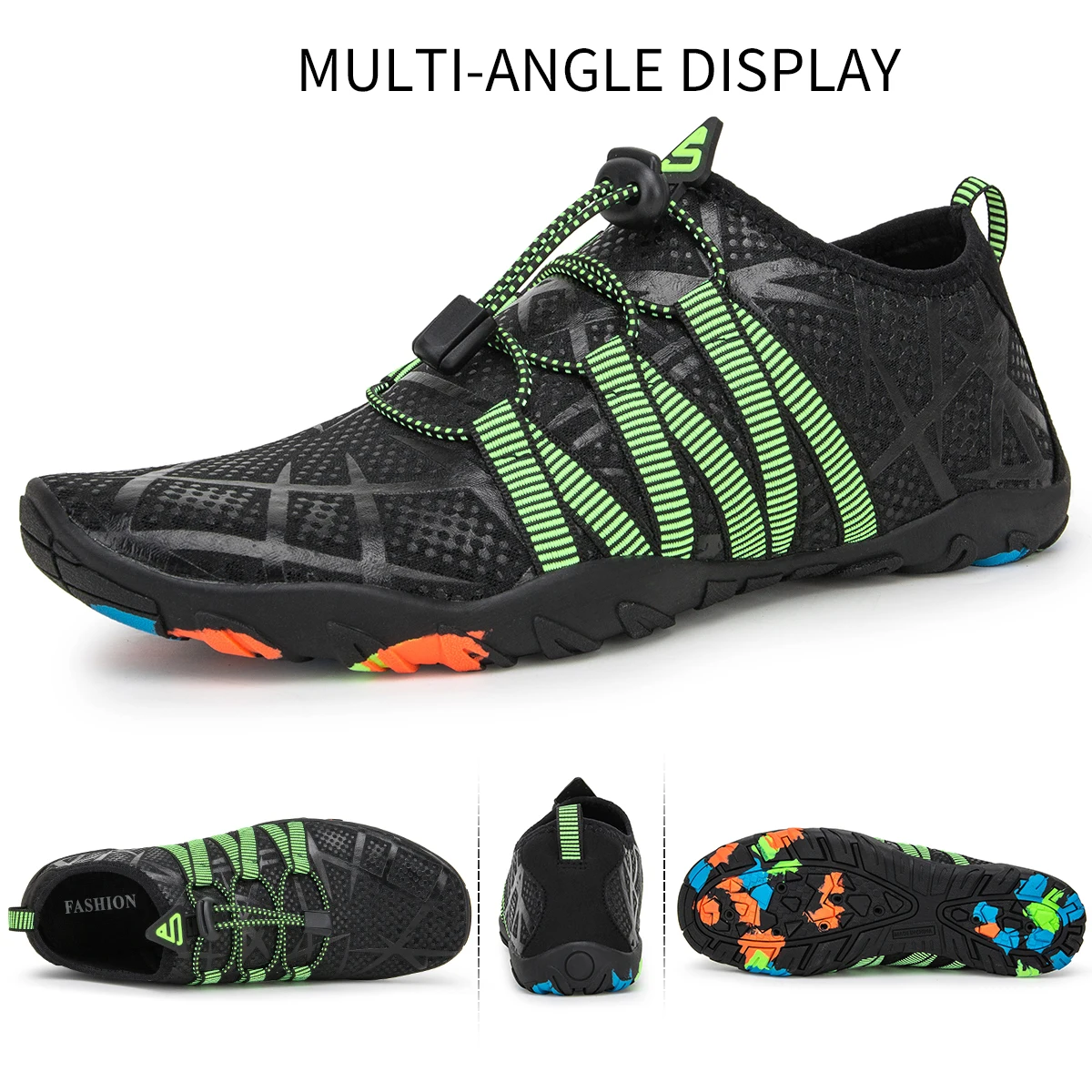 

New High Quality Unisex Gym Footwear Couples Outdoor Vacation Quick-Drying Beach Aqua Shoes Men's Squat Sport Footwear 35-48#