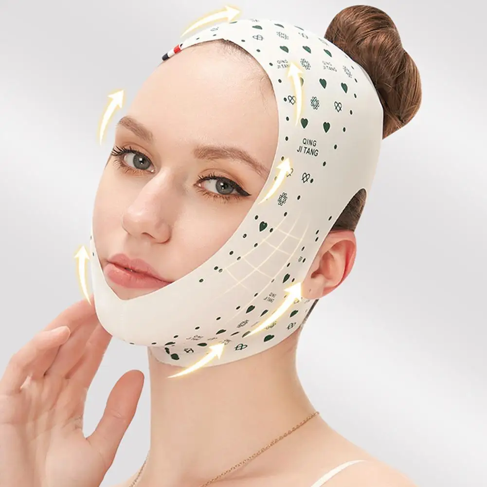 

Breathable V Face Band Cheek Lift Up Face Thin Mask Reduce Double Chin V-Line Shaping Bandage Anti Wrinkle Face Bandage