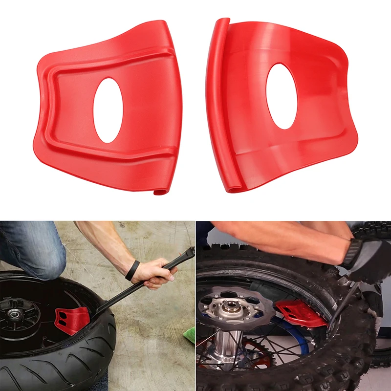 2PCS For ATV Quad Motorcycle Tyre Tire Installation Rim Protectors Rim