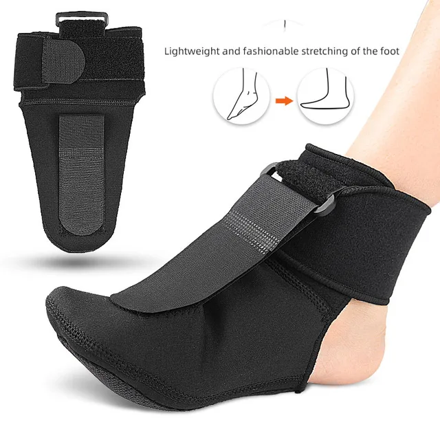 Plantar Fasciitis Night Splint Sock - Soft Plantar Fascia Stretcher Brace, Achilles Tendonitis Sleeping Support Boot Pain Relief