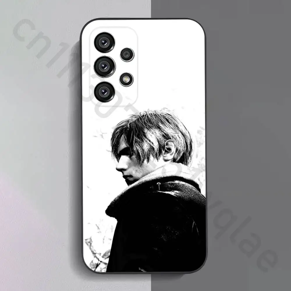 Leon Kennedy Black Soft Shell Phone Case
