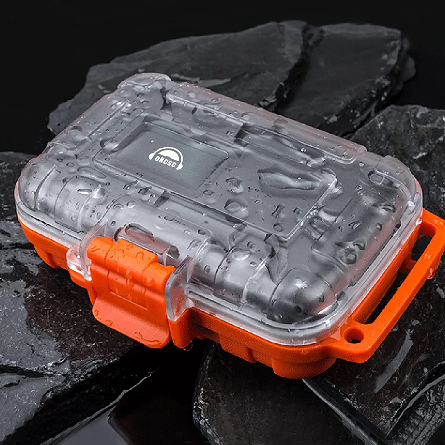 Dustproof & Waterproof Shockproof Earphone Storage Case with Cable Organizer