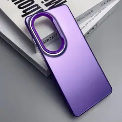 Matte Laser Colorful Shockproof Bumper Armor Phone Case for Huawei nova 8 (IMD purple)