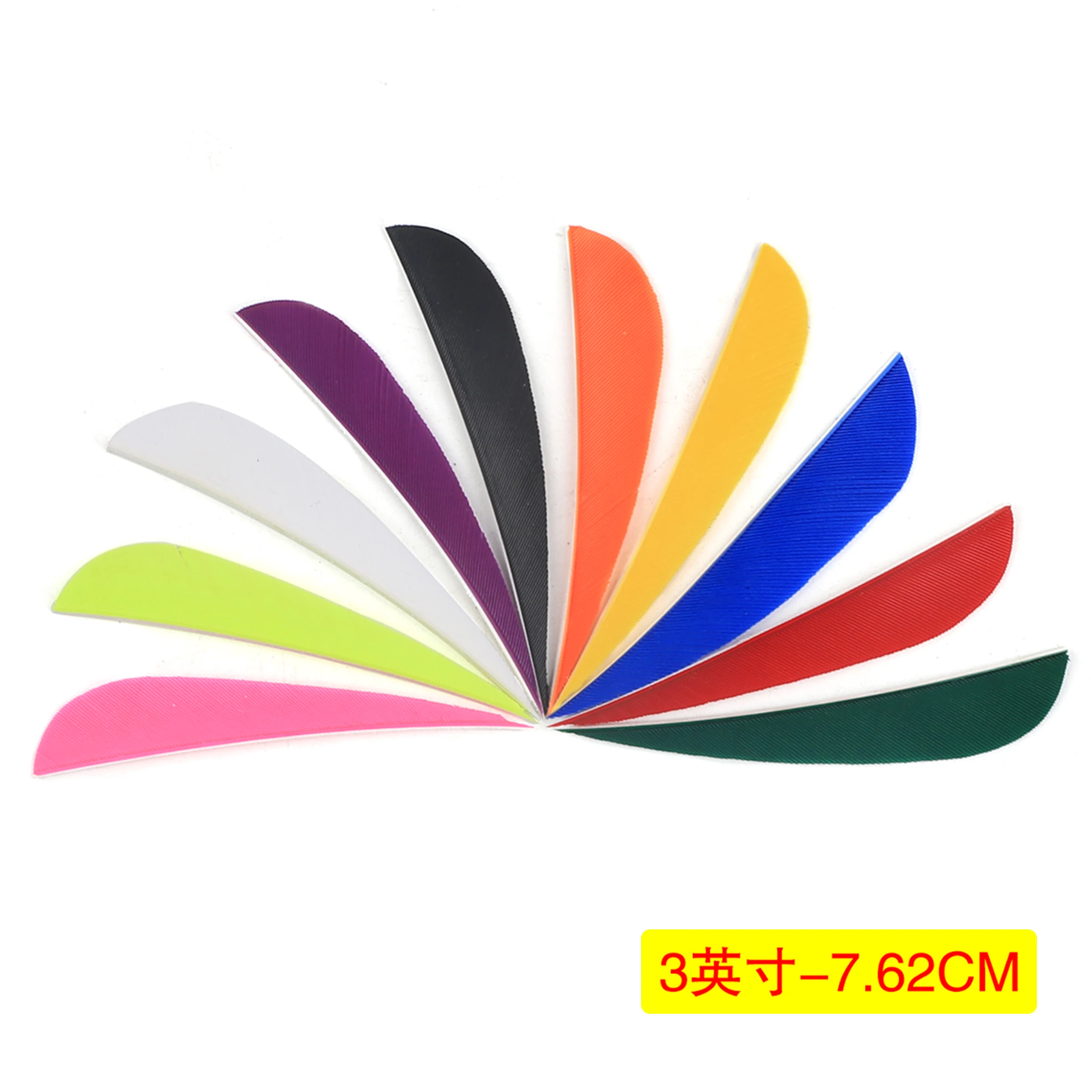 

ACCMOS 50pcs 3 inche Turkey Feather Real Feather Fletching for DIY Arrow Hunting Shooting Arrow Accessory