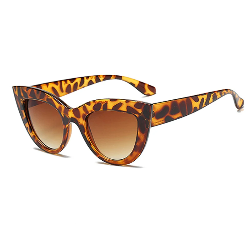 European And N Retro Cat-eye Sunglasses Female Face-shaving Sunglasses Car 12121
