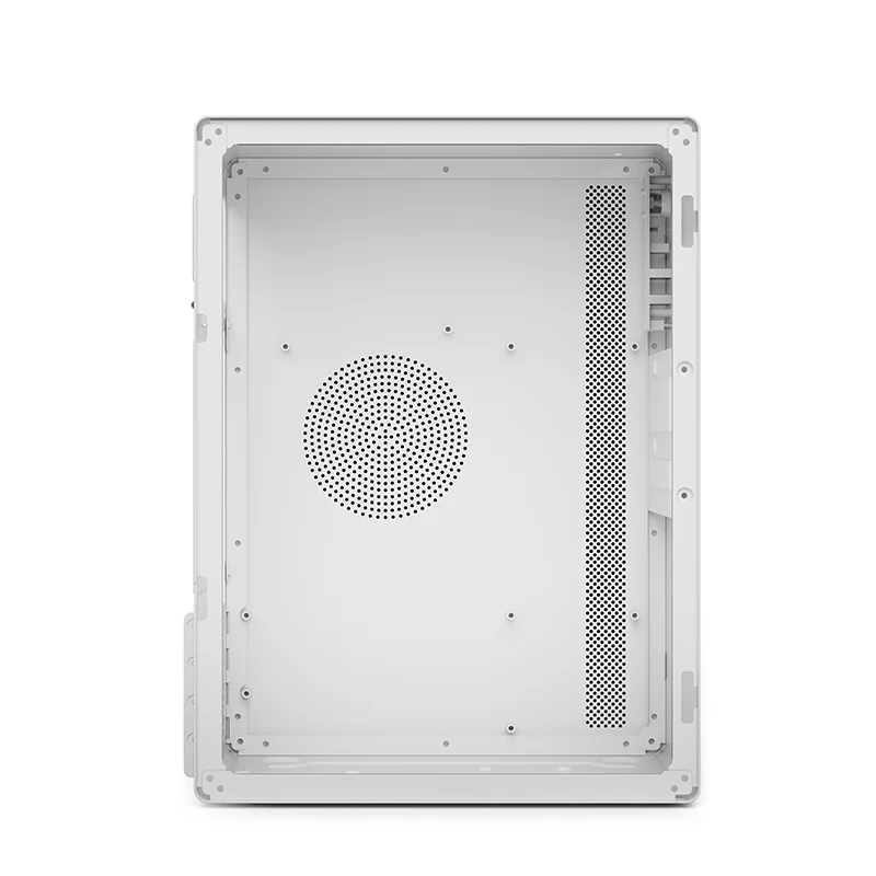 컴팩트 M-ATX 미니 타워 케이스, ShuoYi V200 데스크탑 컴퓨터 섀시, ATX 파워 서플라이 지원, 사무용으로 적합