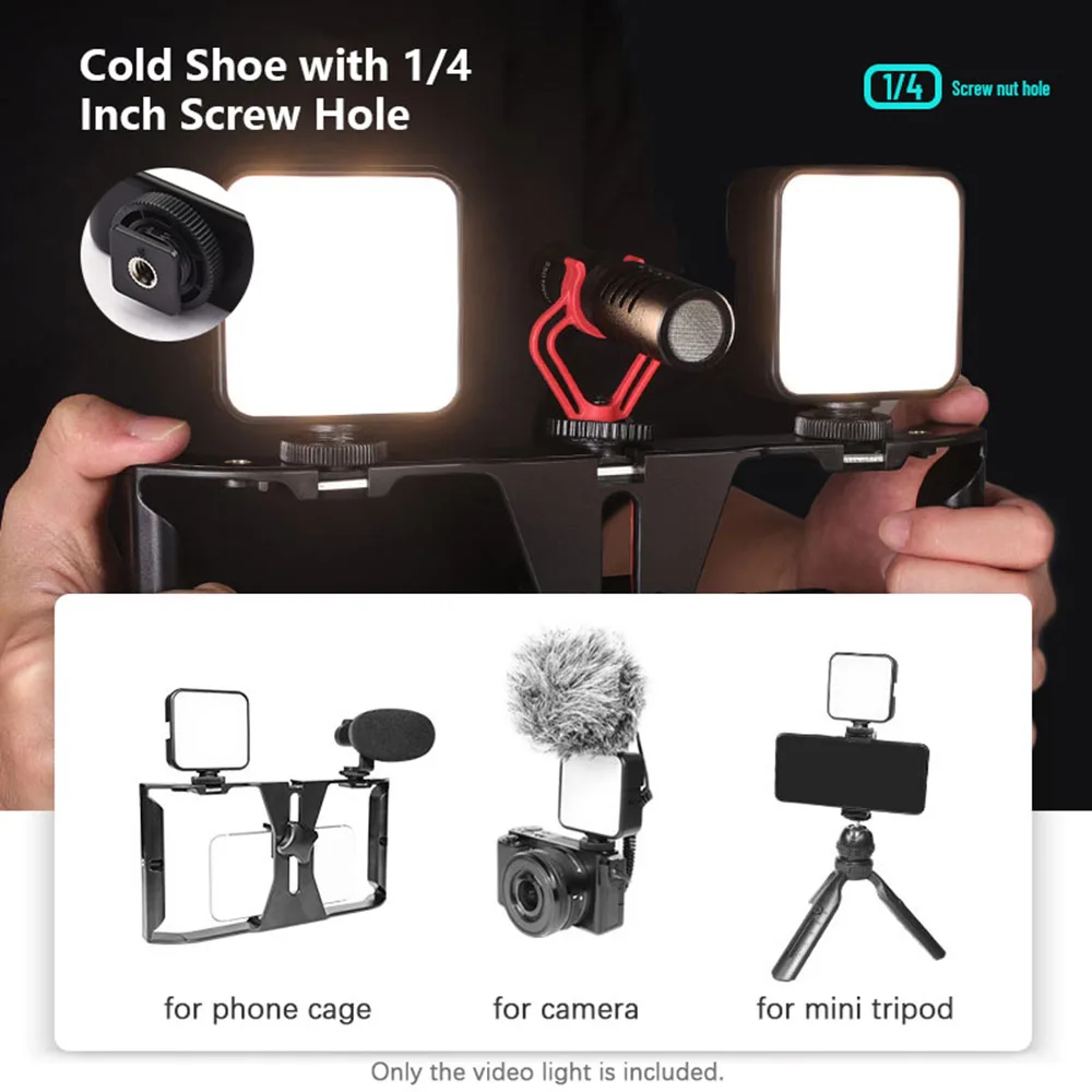 YONGNUO YN60RGB Video Light 2500K-9500K Pocket RGB Lamp Adjustable Small Portabl