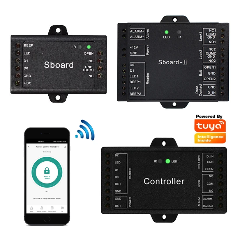 스마트 잠금 문짝 액세스 장치용 무선 리모컨 TTlock 키 포브, TTLock 앱, 868mhz 리모컨, R01, 2.4GHz