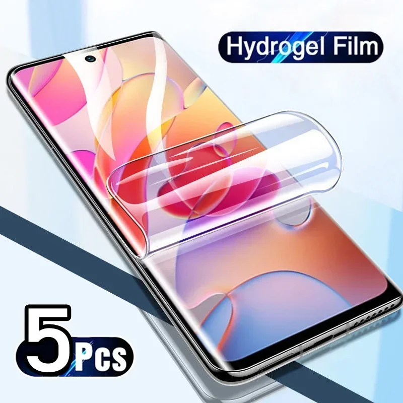 5 Pz Pellicola Idrogel Per Xiaomi Redmi 9A 8A 9C Nfc 9T A1 A2 Plus 12 12C Pellicola Salvaschermo Per Redmi Note 9S 8 7 9 K60 Pro Gel Film