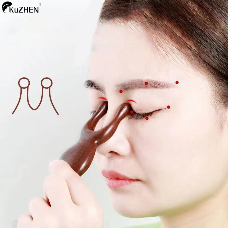 

1Pcs Body Meridian Massage Comb Face Eye Shoulder Neck Comb Acupuncture Therapy Blood Circulation Gua Sha Massage Tool