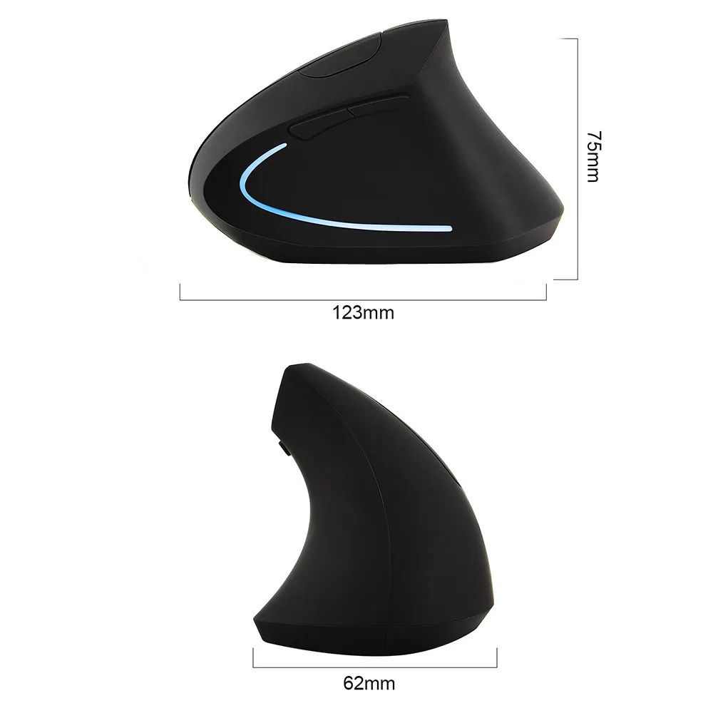 2.4G Wireless Mouse Vertical Ergonomic Mause Gamer Right Hand USB Gaming Computer Mice for PC Laptop Home Office wireless mouse