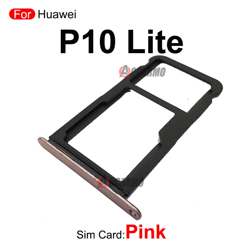 Vassoio Alloggio Sim + MicroSD Blu Originale Per Huawei P10 Lite
