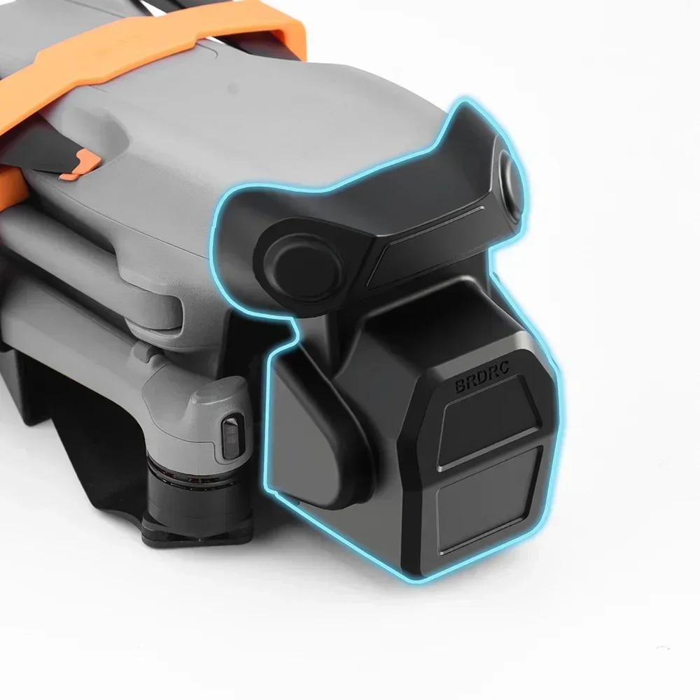 Protège-caisson de transport pour drone AIR 3S, protection antichoc pour cardan et objectif, vue latérale avec fermeture.